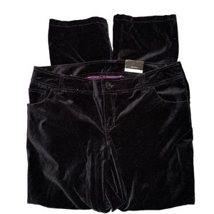 Lane Bryant Velvet Straight Leg Pants